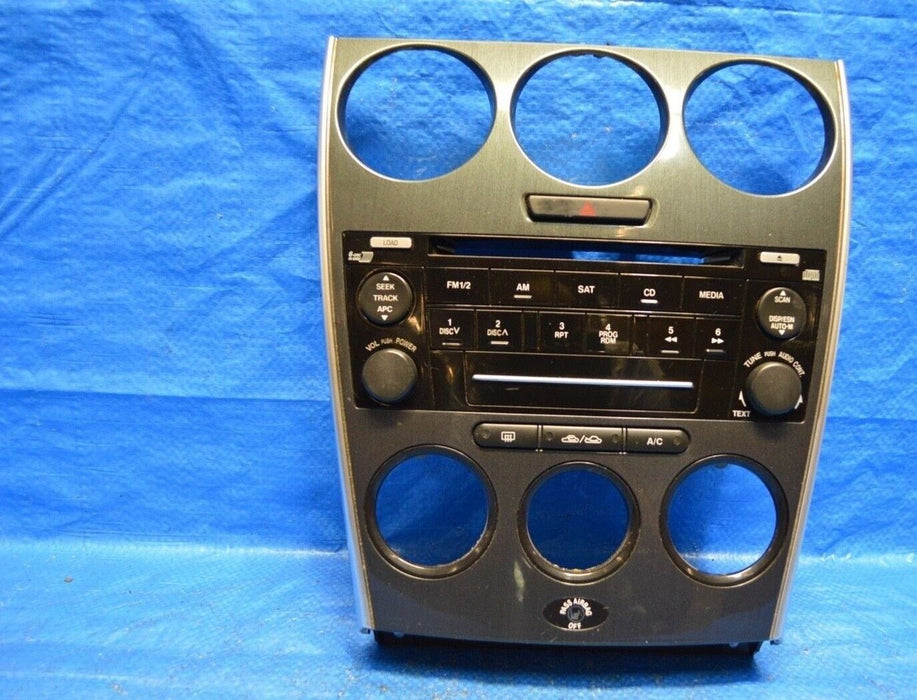 06 07 Mazdaspeed6 Radio Stereo Bezel Trim Surround 2006 2007