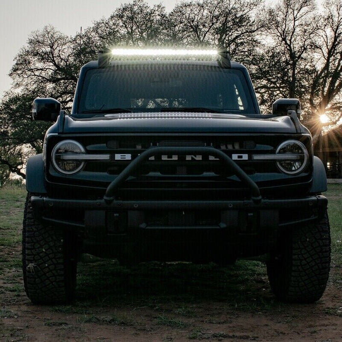 Rigid 46726 Roof Rack Light Kit w/ Spot Flood Combo LED Bar For Ford Bronco