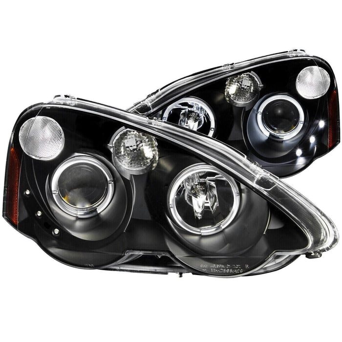 Anzo USA 121359 Projector Headlight Set w/Halo Fits 2002-2004 Acura RSX