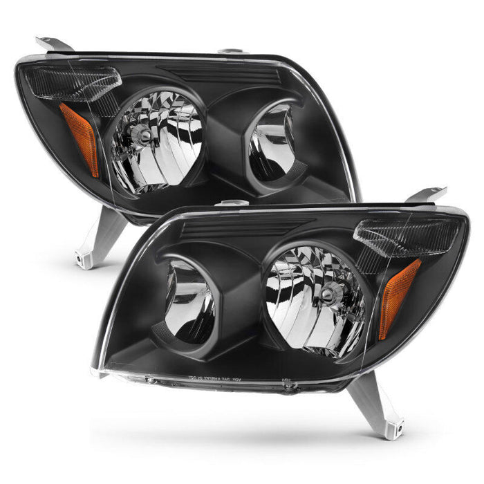 Anzo 111394 Clear Lens / Black Housing Headlights for 2003-2005 Toyota 4 Runner