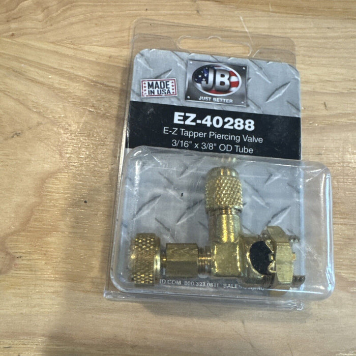 Jb Industries Ez-40288 Line Piercing Valve,3/16" And 3/8" Od