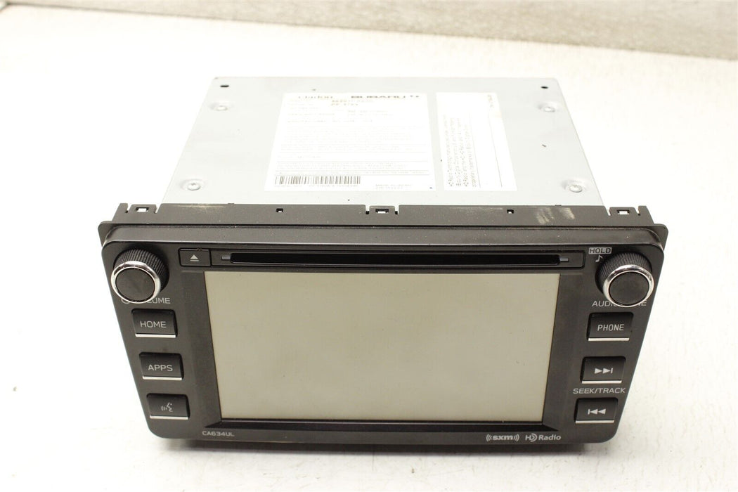 2016 Subaru BRZ Dash Radio Stereo Display Unit Receiver 86201CA630 OEM 16