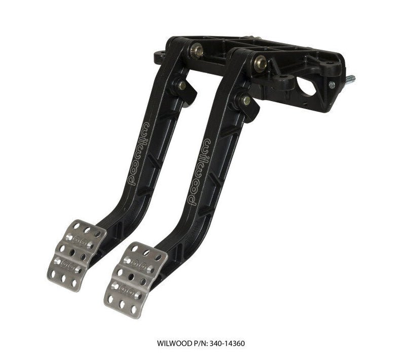 Wilwood 340-14360 Tru-Bar Brake Pedals, Swing Mount, Brake/Clutch