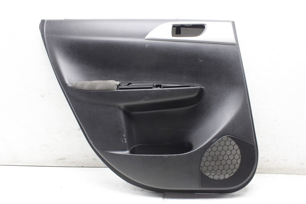 2008-2014 Subaru Impreza WRX STI Door Panel Rear Left Driver LH OEM 08-14