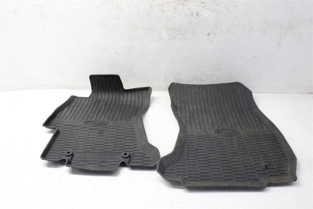 2020 Subaru WRX Front All Weathers Floor Mat Set Factory OEM Some Damage 15-21