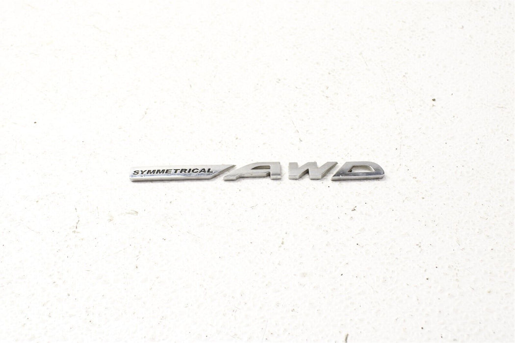 2020 Subaru WRX Symmetrical AWD Emblem Badge Assembly Factory OEM 15-21