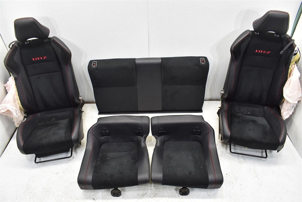 2013-2020 Subaru BRZ Front & Rear Seat Set OEM 13-20