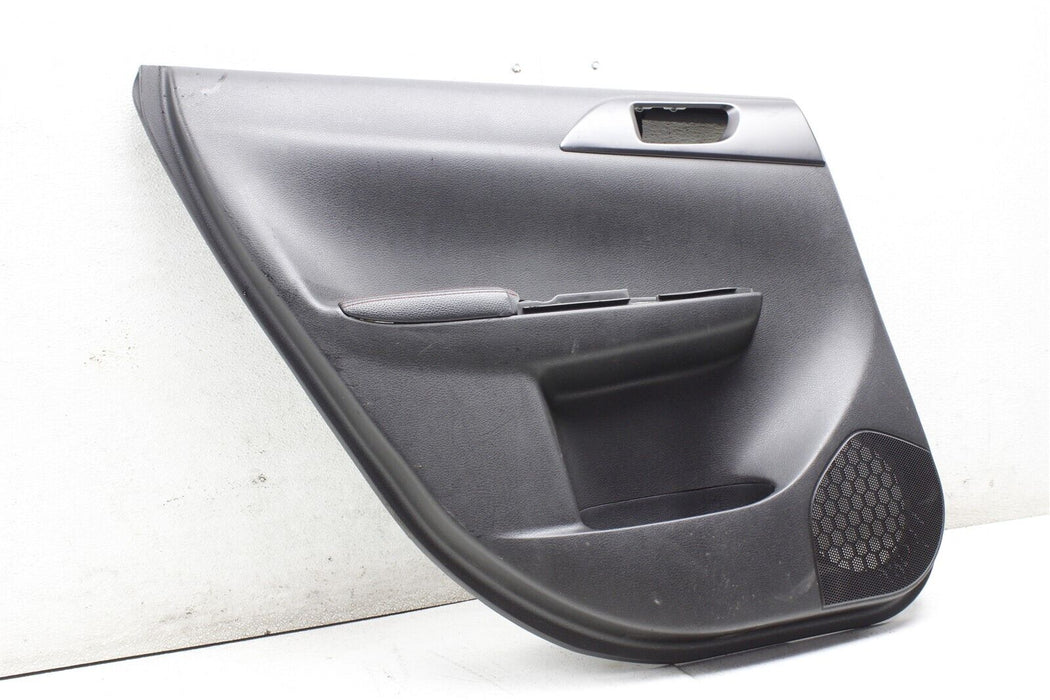 2011 Subaru WRX STI Driver Rear Left Door Panel Cover Trim Assembly OEM 08-14