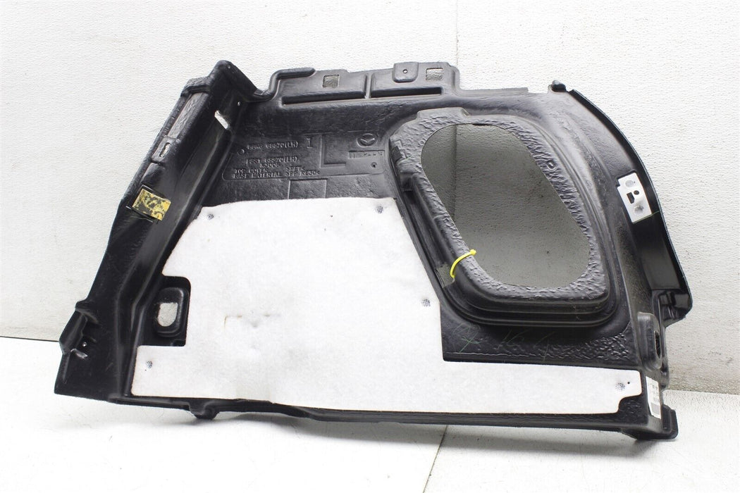 2010 Mazdaspeed3 Speed3 Driver Rear Left Cargo Trim Cover Assembly OEM 10-13