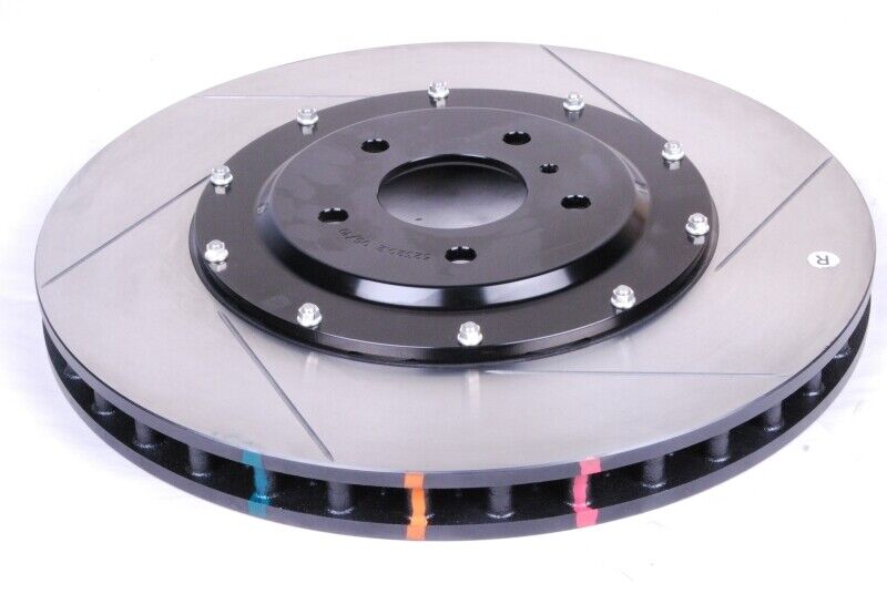 DBA 52320BLKS T3 5000 Uni-Directional Slotted Front Disc Rotor - Black Hat