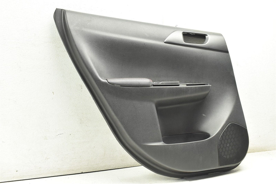 2008-2014 Subaru WRX STI Rear Left Door Panel Card LH 08-14