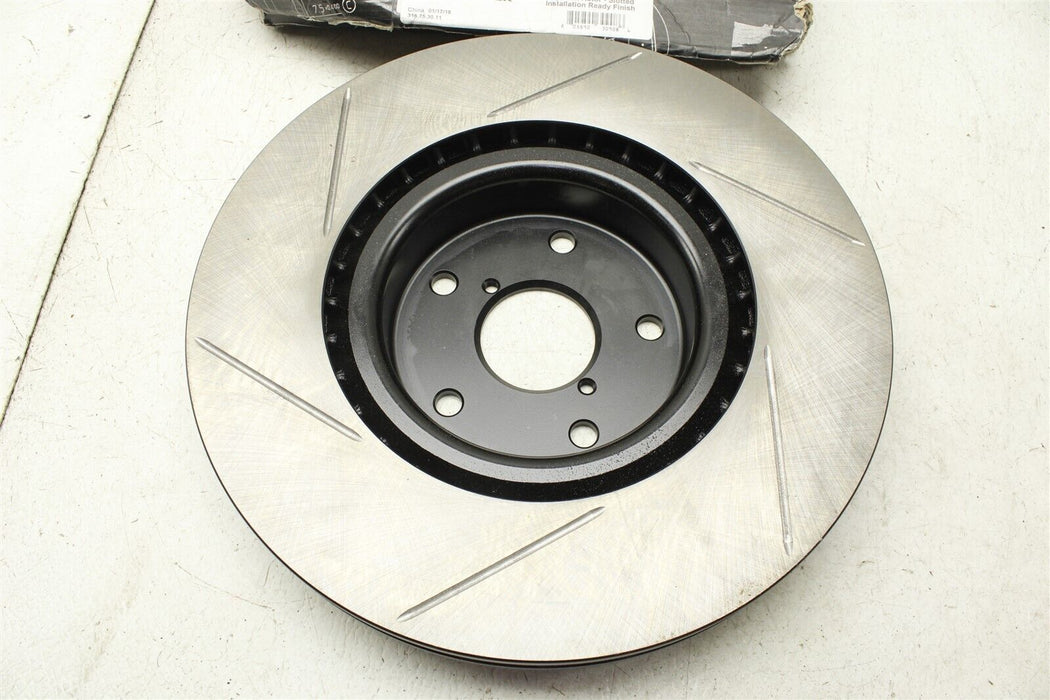 StopTech 126.47022SL Sport Slotted Brake Rotor For 08-14 Subaru STI 5x114.3