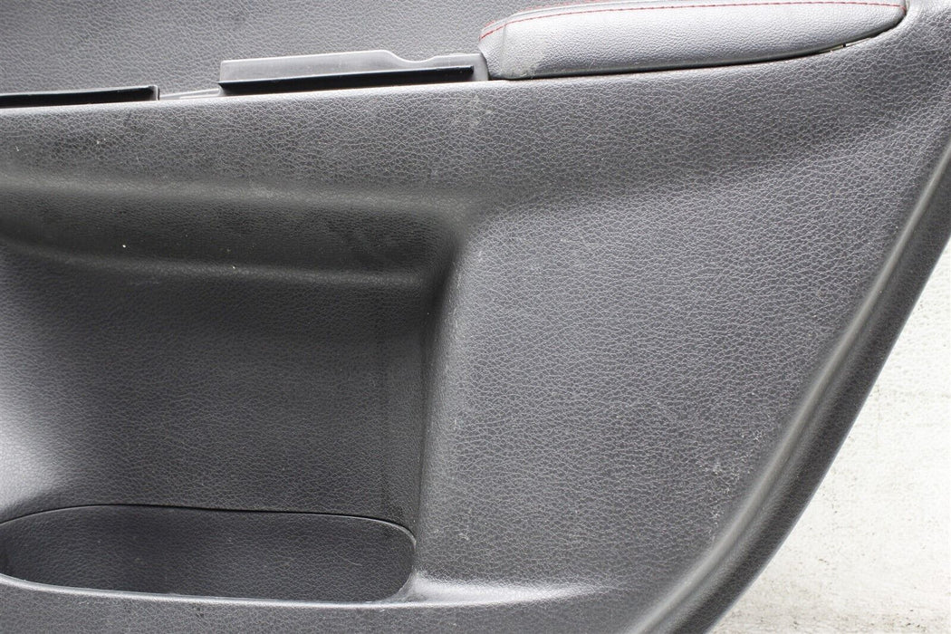 2011 Subaru WRX STI Passenger Rear Right Door Panel Cover Trim Assembly 08-14