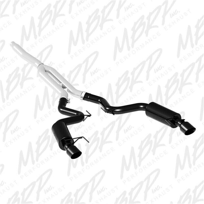 MBRP Exhaust S7275BLK Armor BLK Exhaust System Fits 2015-2023 Mustang