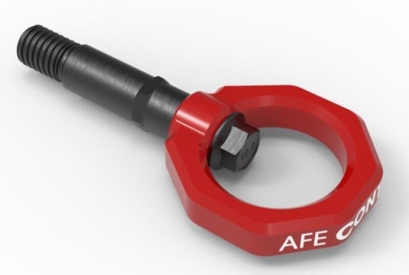 aFe Power 450-721002-R Rear Tow Hook - Red For 2020-2023 Toyota GR Supra