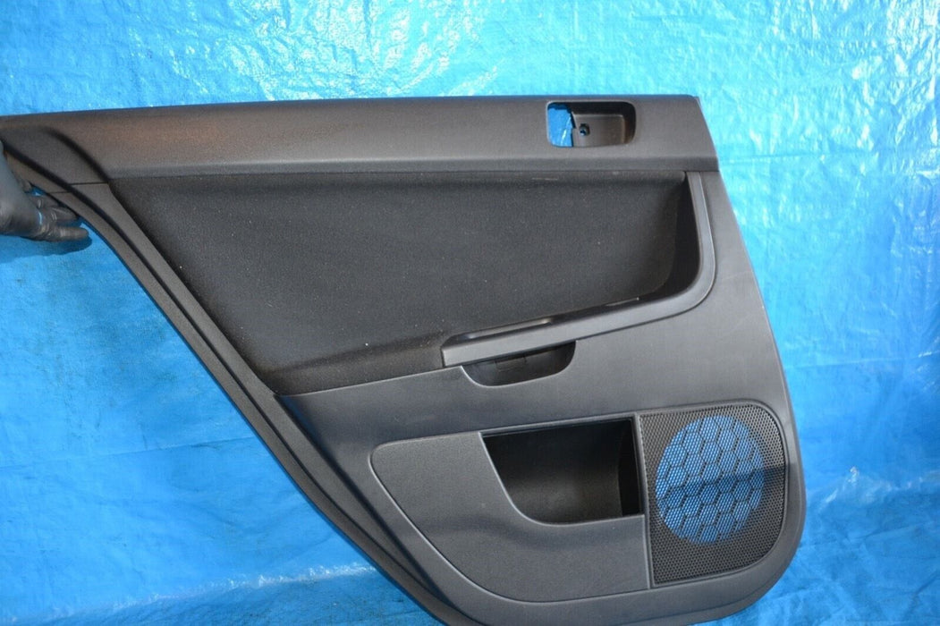 08-14 Mitsubishi Lancer Evolution X Driver Door Panel Rear Left Lh 2008-2014