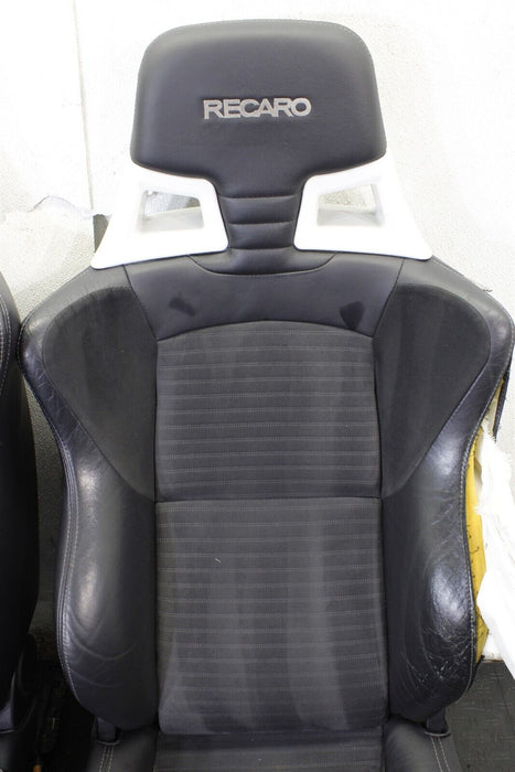 2008-2015 Mitsubishi Evolution X Seat Pair Recaro Front Torn Seats 08-15