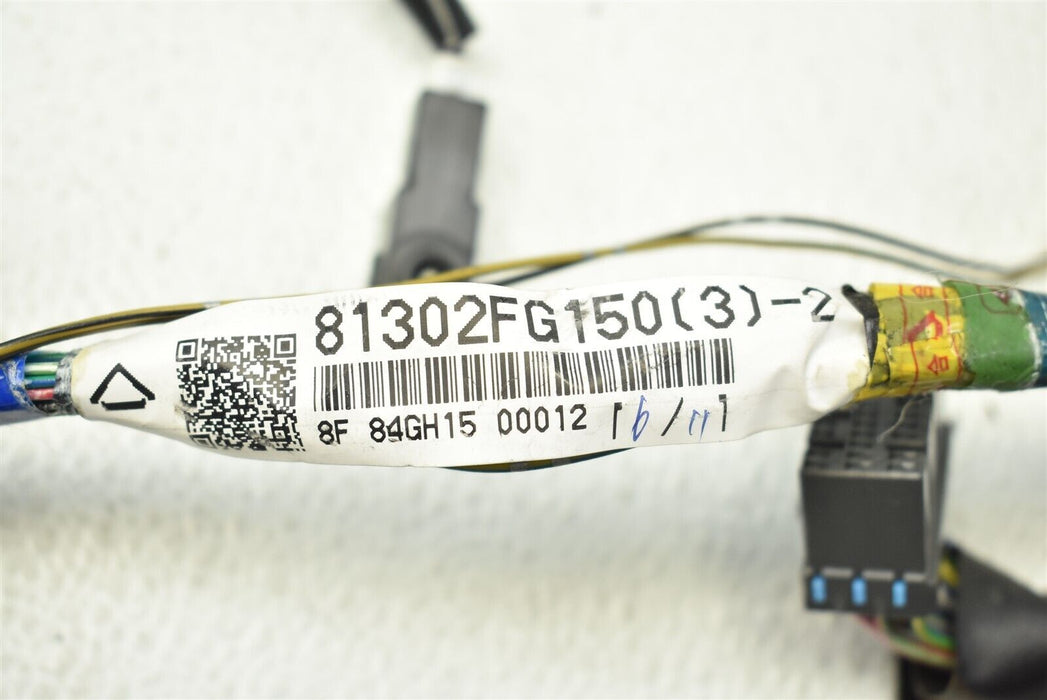 2009 Subaru Impreza WRX STI Instrument Panel Harness Dash Harness 81302FG150 09