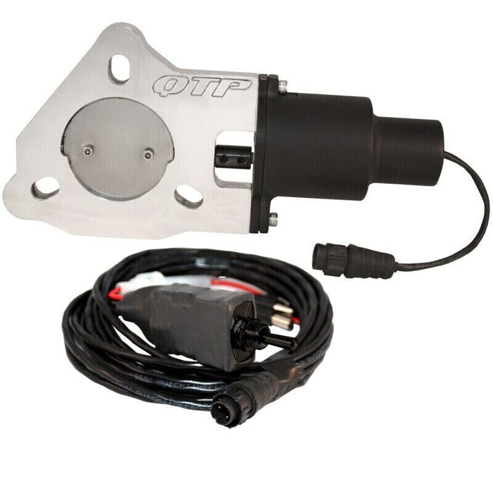 QTP QTEC225 2.25in Bolt-On QTEC Electric Cutout Valve - Single