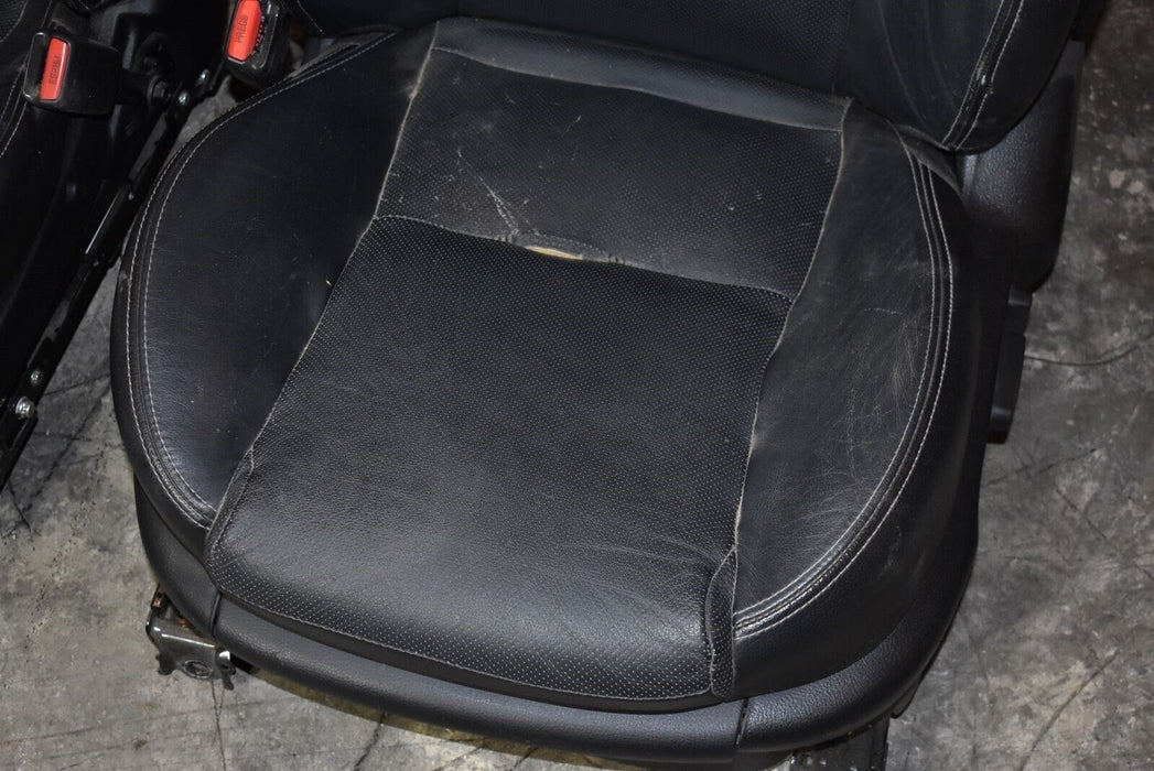 2006 2007 Mazdaspeed6 Front Leather Black Seat Set 06 07