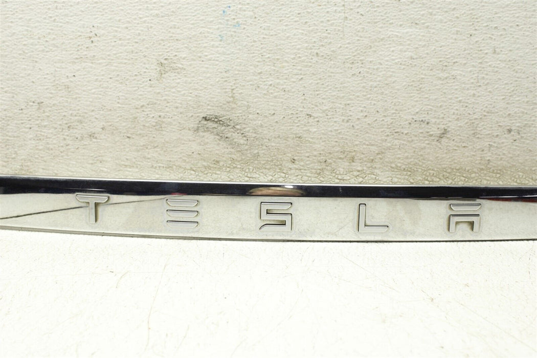 2013 Tesla Model S Liftgate Lift Gate Trim Cover 1025776-00-A Factory OEM 12-15