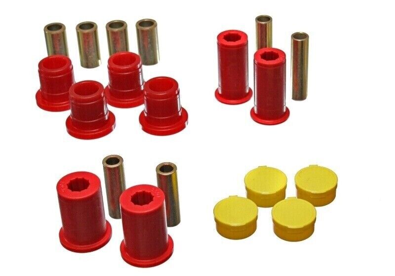 Energy Suspension 8.2116R Rear Leaf Spring Bushing Set for 05-14 Toyota Tacoma