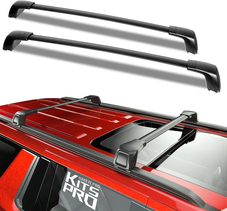 Pair Roof Rail Racks Cross Bar Fits Cadillac Tahoe Suburban Yukon XL 2021 2022