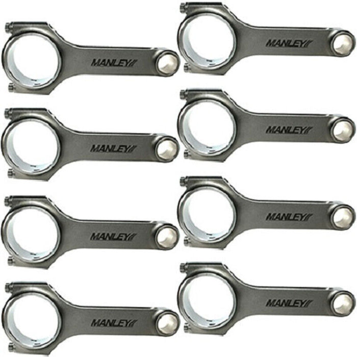 Manley 14062R-8 Steel H-Beam Connecting Rods, Big Block Chevy 6.385"