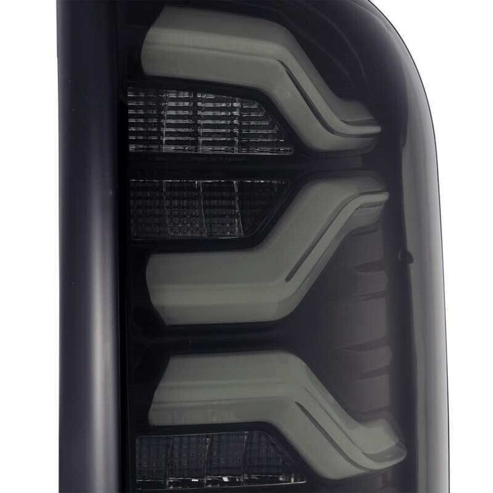 AlphaRex USA 680010 PRO-Series LED Tail Lights - Black For Toyota Tacoma