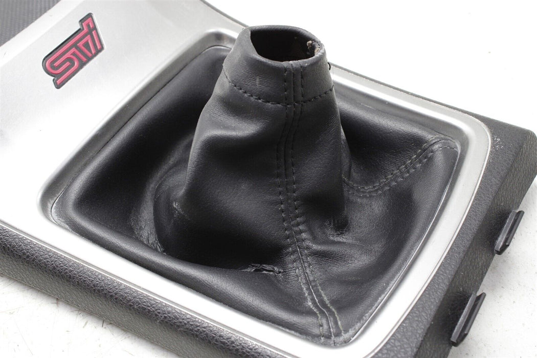 2008-2014 Subaru Impreza WRX STI Shifter Boot Trim Console Surround OEM 08-14