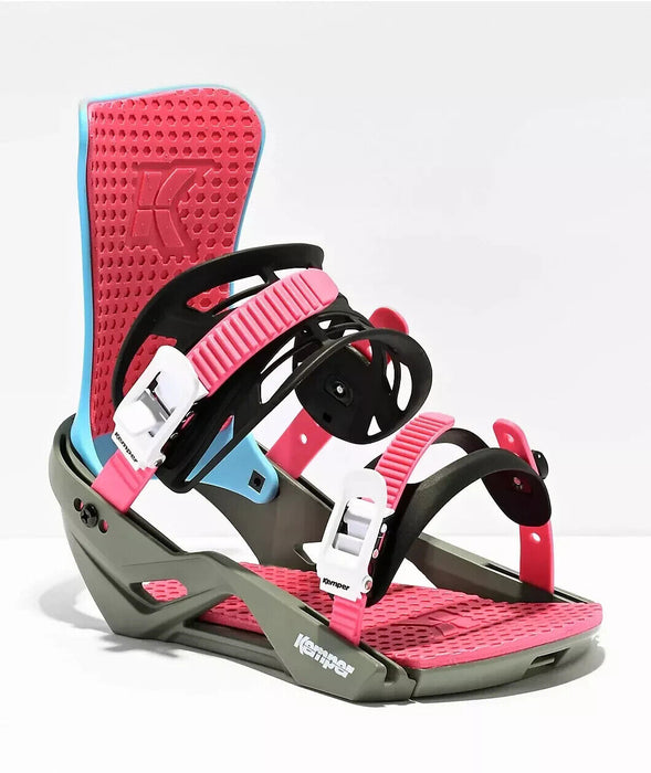 Kemper Freestyle Snowboard Bindings S/M Carolina Blue