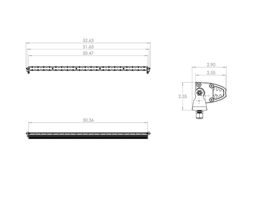 Baja Designs S8 50" Amber Driving/Combo Light Bar 705013 - 31,750 Lumens