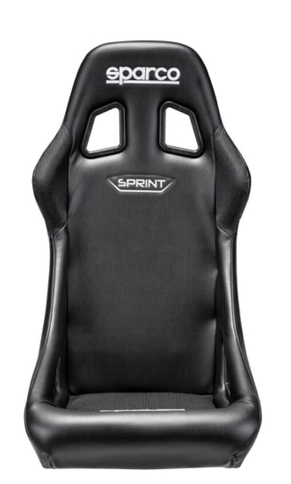 Sparco 008235NRSKY Seat Sprint Sky FIA Approved Side Bolsters Black