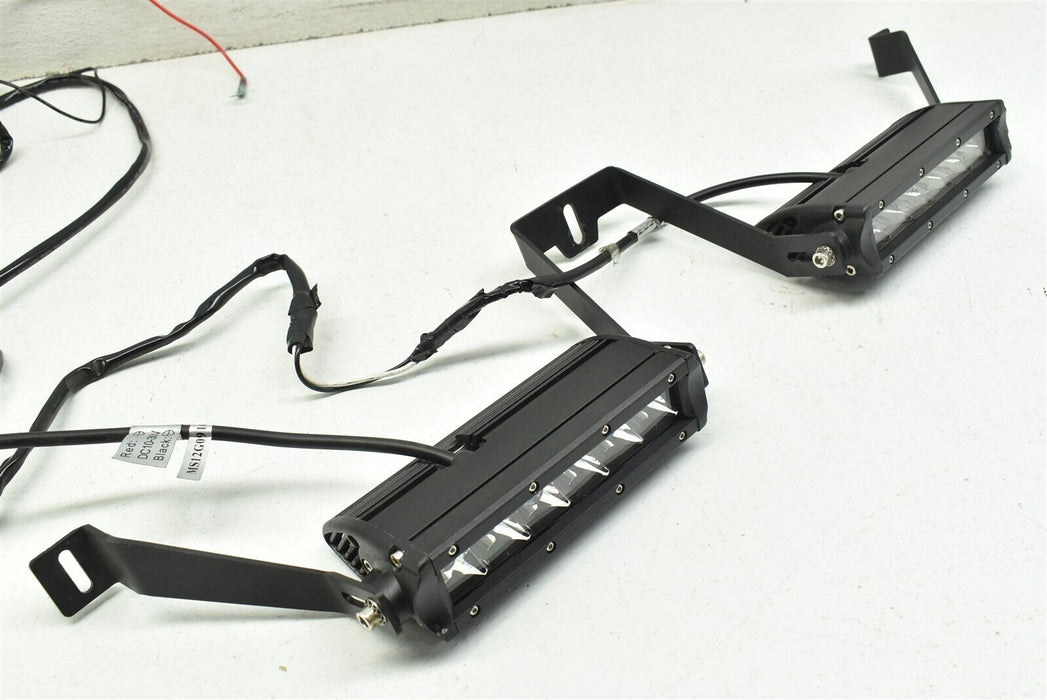 Duel 6"x1" 6 Row LED Fog Lights with Brack and Wiring MS12G0916