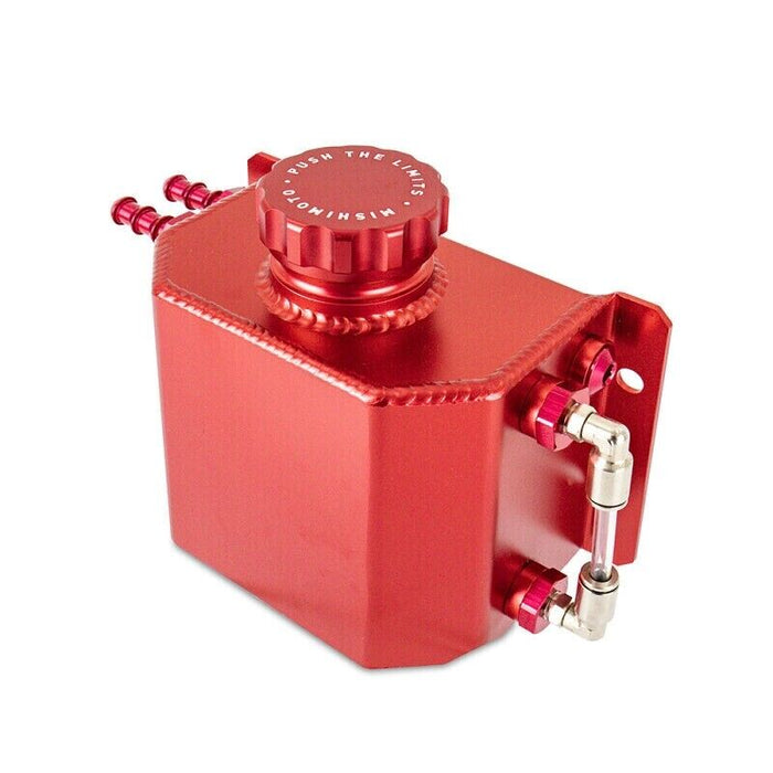 Mishimoto MMRT-1LRD Universal Coolant Overflow Tank, 1 Quart, Red