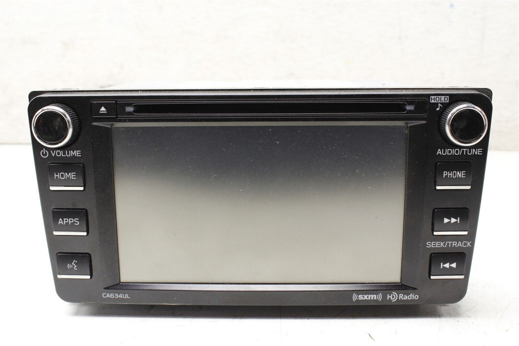 2016 Subaru BRZ Dash Radio Stereo Display Unit Receiver 86201CA630 OEM 16