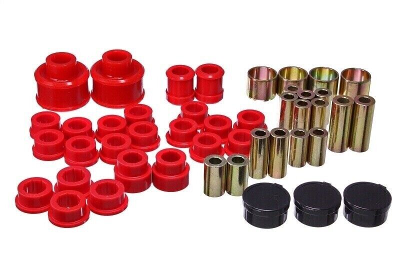 Energy Suspension 19.3105R Control Arm Bushing Set Red Rear For 05-09 Legacy