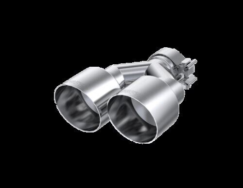 MBRP T5177 Pro Series Exhaust Tip 2.5" Inlet, Dual 4" Outlet Out Single Wall