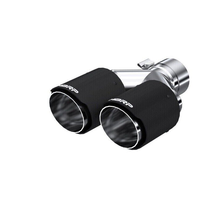 MBRP T5170CF Carbon Fiber Exhaust Tip - 2.5" Inlet, Carbon Fiber