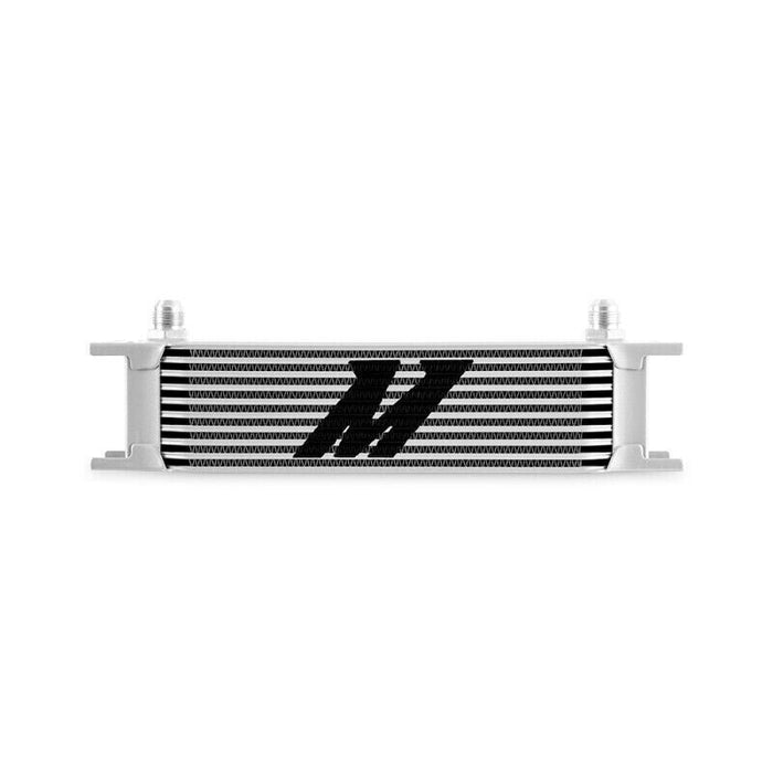 Mishimoto MMOC-10-8SL Universal 10-Row Oil Cooler -8AN Silver