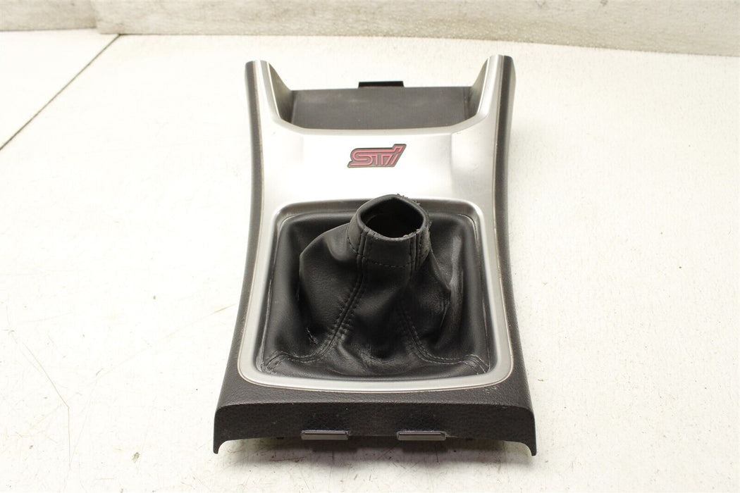 2008-2014 Subaru Impreza WRX STI Shifter Boot Trim Console Surround OEM 08-14