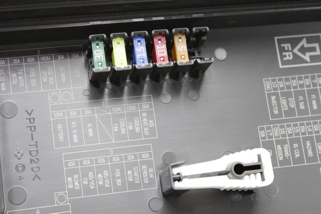 2016-2021 Honda Civic SI Fuse Box Cover Trim Turbo 16-21