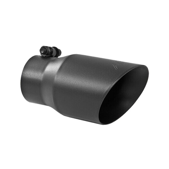 MBRP Exhaust Tip 3" Round x 4" Inlet OD Dual Walled Angled Black T5122BLK