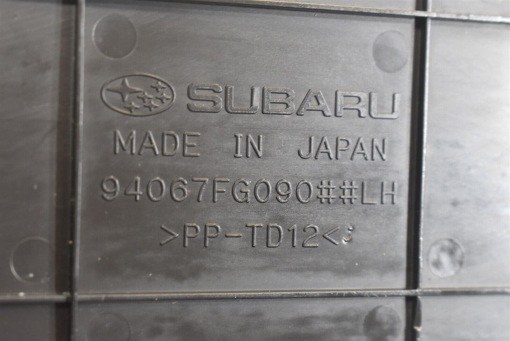 2008-2014 Subaru Impreza WRX STI Plastic Cover Trim Piece OEM 94067FG090 08-14