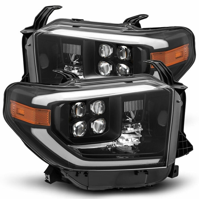 AlphaRex NOVA LED Projector Headlight Alpha Black for 14-20 Toyota Tundra