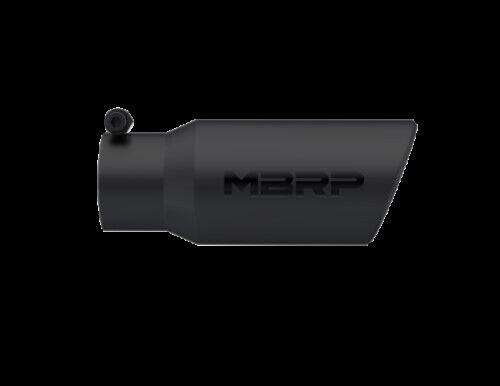 MBRP T5155BLK 4" Bolt-On Round Exhaust Tip-Black Powdercoat