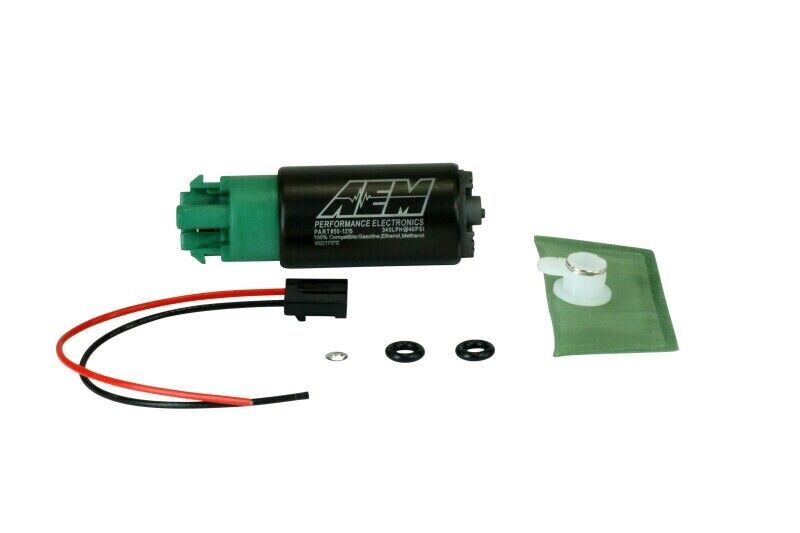 AEM 320LPH 65mm Fuel Pump Kit w/ Mounting Hooks - Ethanol Compatible 50-1215