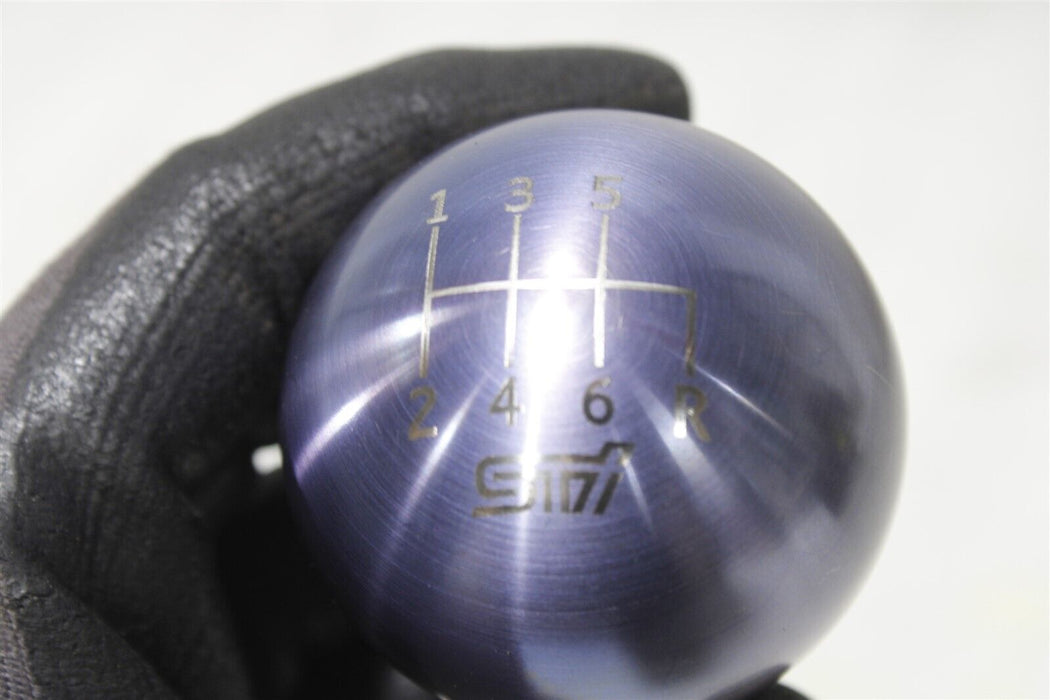 6SPD Lathe Werks Titanium Shift Knob Assembly For 2012 Subaru WRX STI 08-14