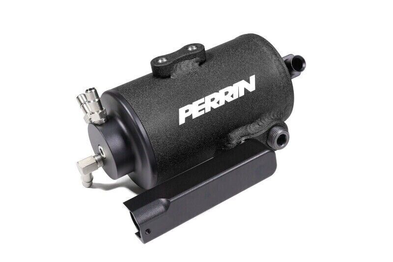 Perrin PSP-ENG-611BK Air Oil Separator Black Fits 22-23 Subaru WRX
