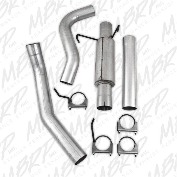 MBRP S6108P Aluminized Steel 4" Dia Side Exit Exhaust for Dodge Ram 2500 3500